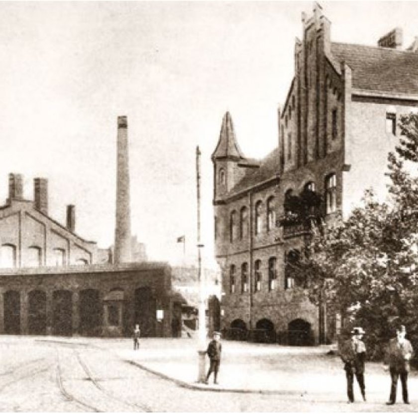 Gasworks in Toruń, 1914