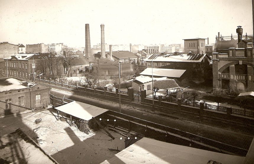 Panorama of Łódź Gasworks seen from Targowa Street, start of the 20th century. Photo: Łódź Gasworks Archives