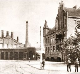 Gasworks in Toruń, 1914
