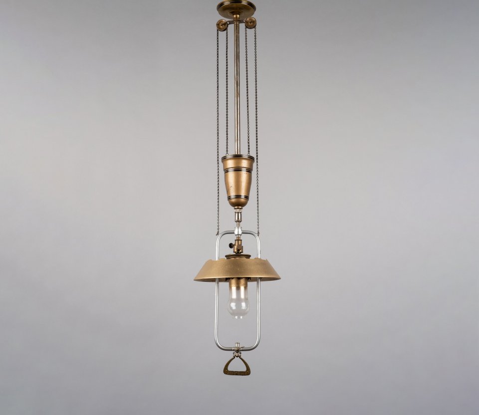 Telescopic pendant lamp – with one lampshade