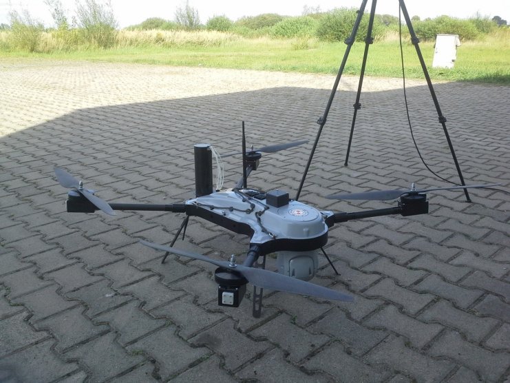 Dron AtraxC należący do Polskiej Spółki Gazownictwa